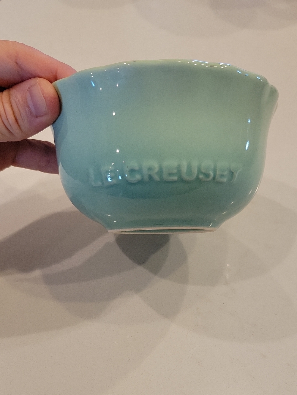Le Creuset Cool Mint Frill Bowl